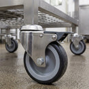 60mm Stainless Steel Braked Castors