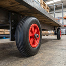 Trolley Wheels 260mm Radial Tread with Ball Journal Bearings