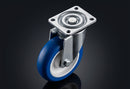 125mm Swivel Castor – Polyurethane Wheel on Nylon Centre