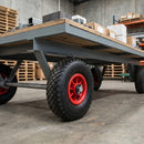 280mm Pneumatic Trolley Wheels 20mm Bore, 150kg Capacity