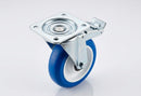 150mm Stainless Steel Braked Castor – Polyurethane Wheel