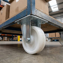 125mm Pressed Steel Fixed Castor – 160kg Load Capacity