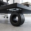 65mm Moebius Black Furniture Castor Wheel with Plate