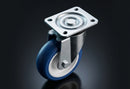 150mm Swivel Castor – Polyurethane Wheel, Nylon Centre