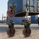 ISO Shipping Container Castors 12,000kg Capacity 454mm Height