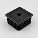 Square Plastic Threaded Tube Insert 19 x 19mm M8