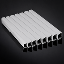 White Steel Square Tube 25 x 25mm - 3m Lengths (Pack of 8)