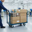 Premium 80mm Diameter Grey Polyurethane Anti-Static Wheel with Non-Marking Surface and High Load Capacity of 130Kg