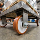 175mm Polyurethane Wheel - 20mm Bore, 500kg Load Capacity
