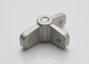 Stainless Steel Wing Knob M10 x 57mm Diameter