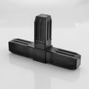 25mm 3 Way Tee Square Tube Connector