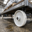 200mm Nylon Wheel - 38mm Tread, 20mm Bore