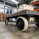 200mm Polyurethane Wheel on Cast Iron Centre – 30mm Bore