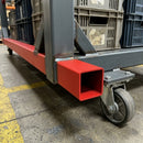 Red Steel Square Tube 25 x 25mm, 3m Length (Pack of 8)