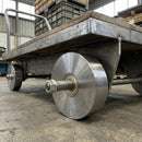 200mm Steel Wheel - 50mm Bore with Taper Roller Bearing