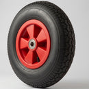 Pneumatic Wheels 400mm Block Tread with Ball Journal Bearings
