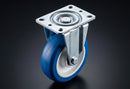 200mm Fixed Castor – Polyurethane Wheel on Nylon Centre