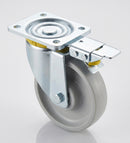160mm Directional Lock Castor White Nylon 350kg Load Capacity