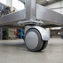 75mm Twin Wheeled Designer Castor with Plate Fitting