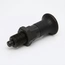 Black Spring Loaded Index Plunger M12 - 45mm Height