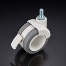 65mm Braked Castor with M8x15 Stem for Furniture