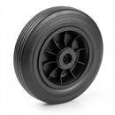 250mm Rubber Wheel with 20mm Bore for Heavy Loads