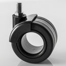 65mm Twin Rubber Wheel Designer Castor M10x15