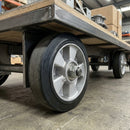 180mm Rubber Wheel with Aluminium Centre – 20mm Bore