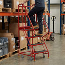 4 Step Aluminium Ladder 1760hx640wx850mm