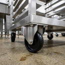 80mm Fixed Stainless Steel Castor with High Temp Wheel
