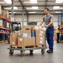 125mm Polyurethane Tyred Wheel with Aluminium Centre – 275kg Load Capacity