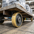300mm Polyurethane Wheel on Cast Iron Centre – 30mm Bore