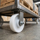 160mm Heavy Duty Nylon Wheel - 20mm Bore Roller Bearing