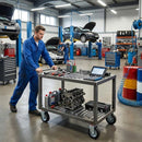 125mm Swivel Bolt Hole Castor | Black Rubber Tyre wiith 100kg Capacity